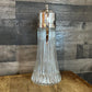 Vintage Crystal Pitcher with Silverplated Handle and Lid with Center Compartment