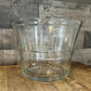 Vintage Anchor Hocking Large Glass Apple Bushel Ice Bucket - Vase - Fruit Basket
