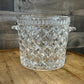 Vintage Crystal Glass Ice Bucket