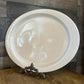 Vintage Hall Pottery White Oval Serving Tray Platter