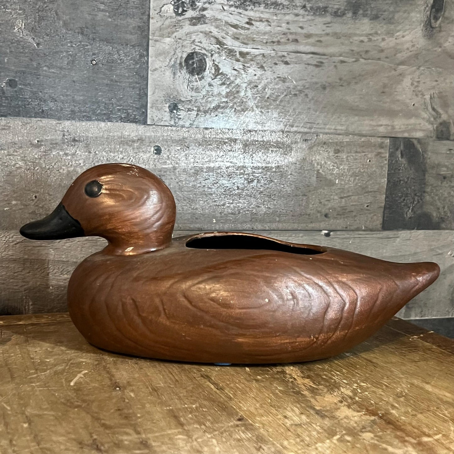 Vintage Duck Bowl - Duck Planter / Vase