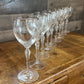 Vintage Lenox Crystal Madison Platinum Rim Wine Glasses - Set of 9