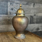 Vintage Brass Lidded Ginger Jar - Urn