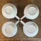 Churchill England Blue Willow Teacups and Saucers - Set of 4