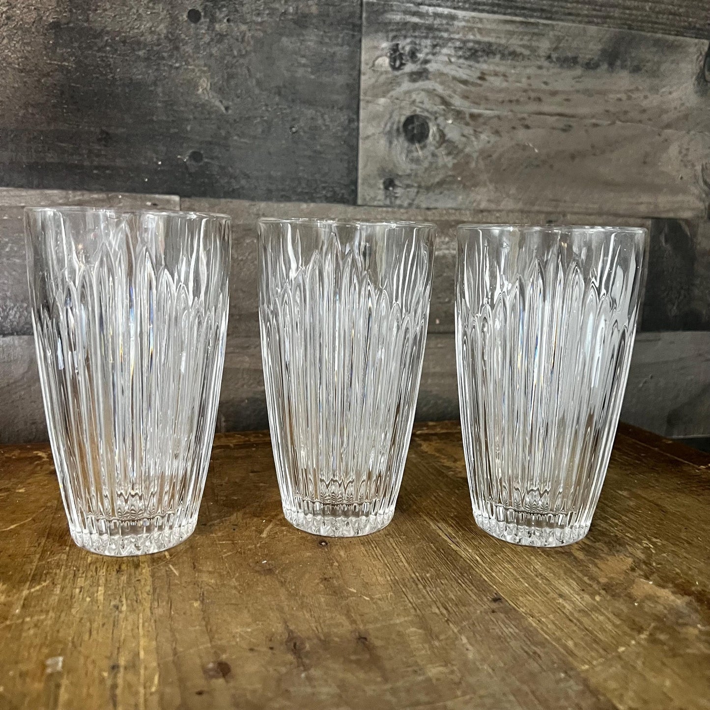 Mikasa Crystal Parkside Highball Glasses - Set of 3