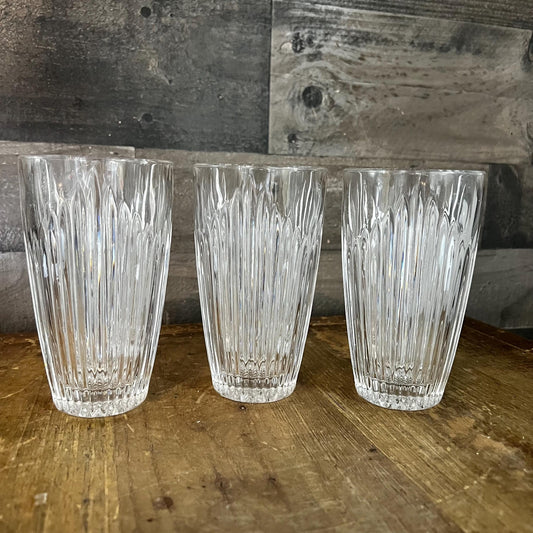 Mikasa Crystal Parkside Highball Glasses - Set of 3
