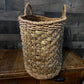 Vintage Large Woven Handled Basket