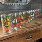 Vintage Twelve Days of Christmas Tall Glasses - Set of 12 Glasses