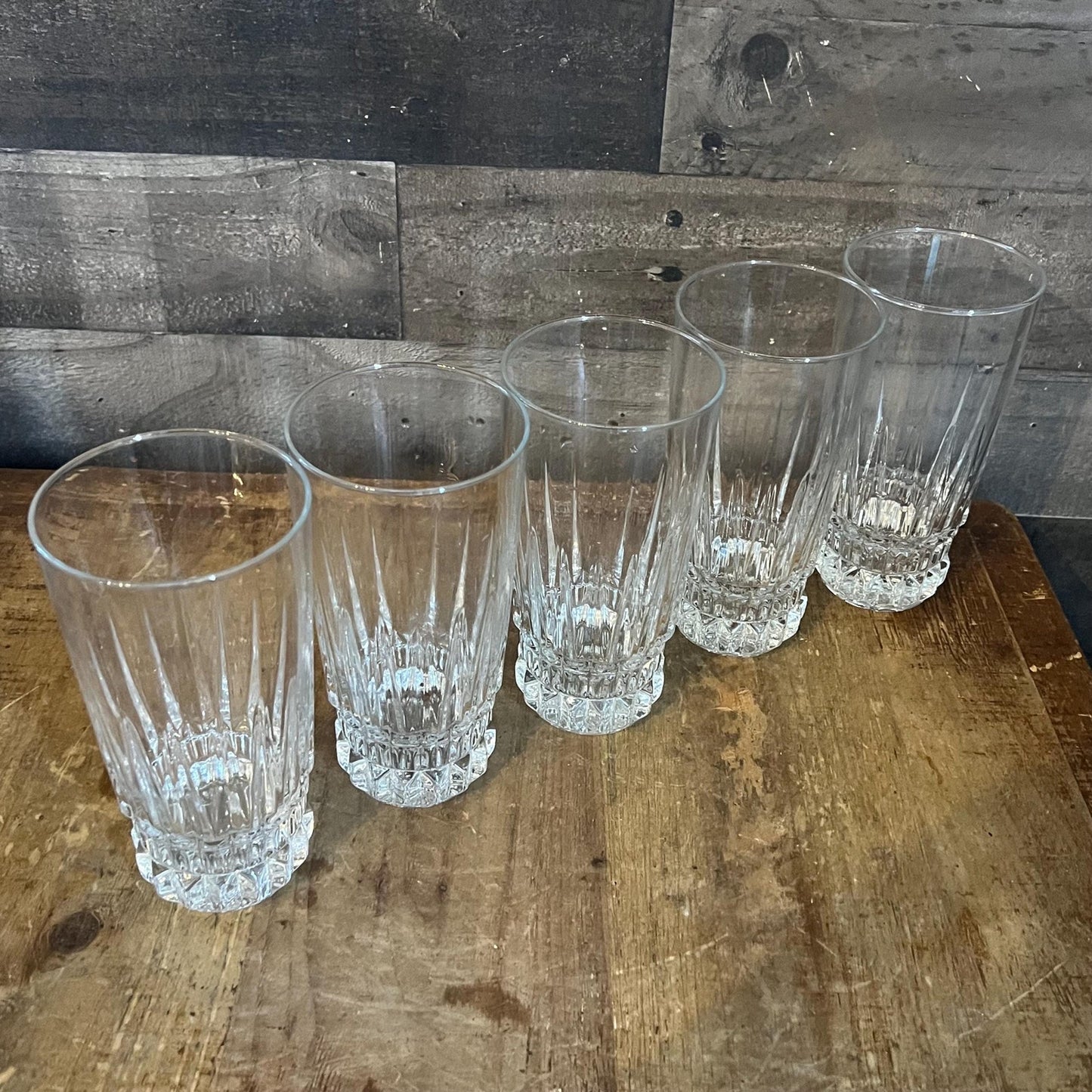 Cristal D'Arques Durand Barcelona Highball Glasses - Set of 5
