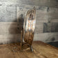 Vintage Art S Co Round Silverplated Shallow Bowl with Braided Accent Rim