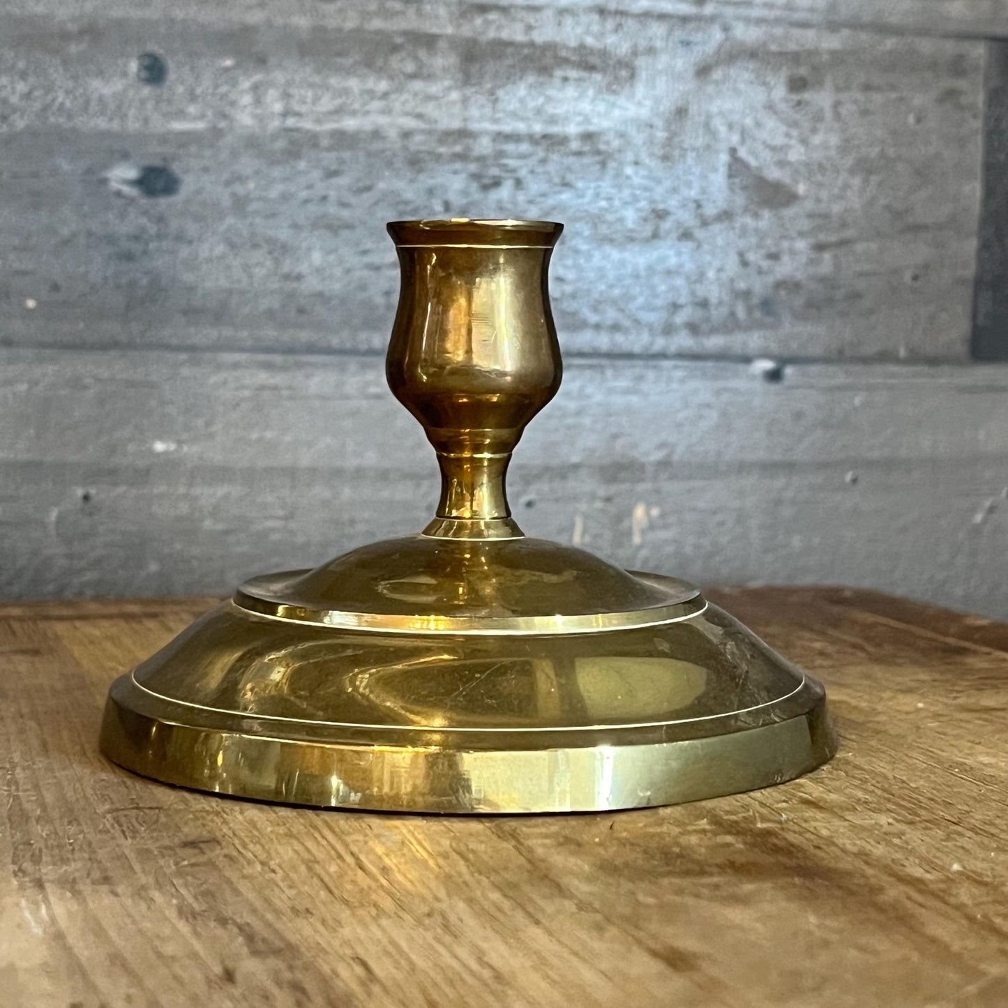 Vintage Brass Candlestick Holder