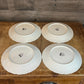 Sheffield Bone White China Small Plates - Set of 4