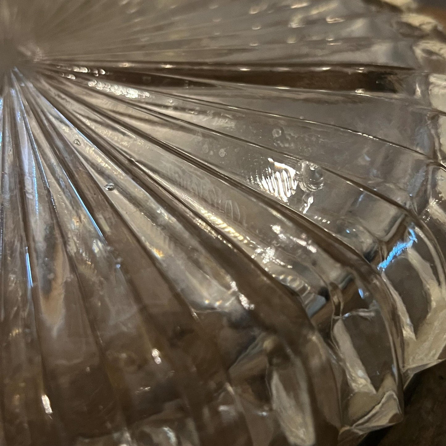 Vintage Crystal 3 Compartment Bowl with Silverplated Rim - Jewelry Dish - Candy Dish - Nut Dish - Berry Server