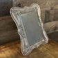 Vintage Clear Crystal Glass Tabletop Picture Frame