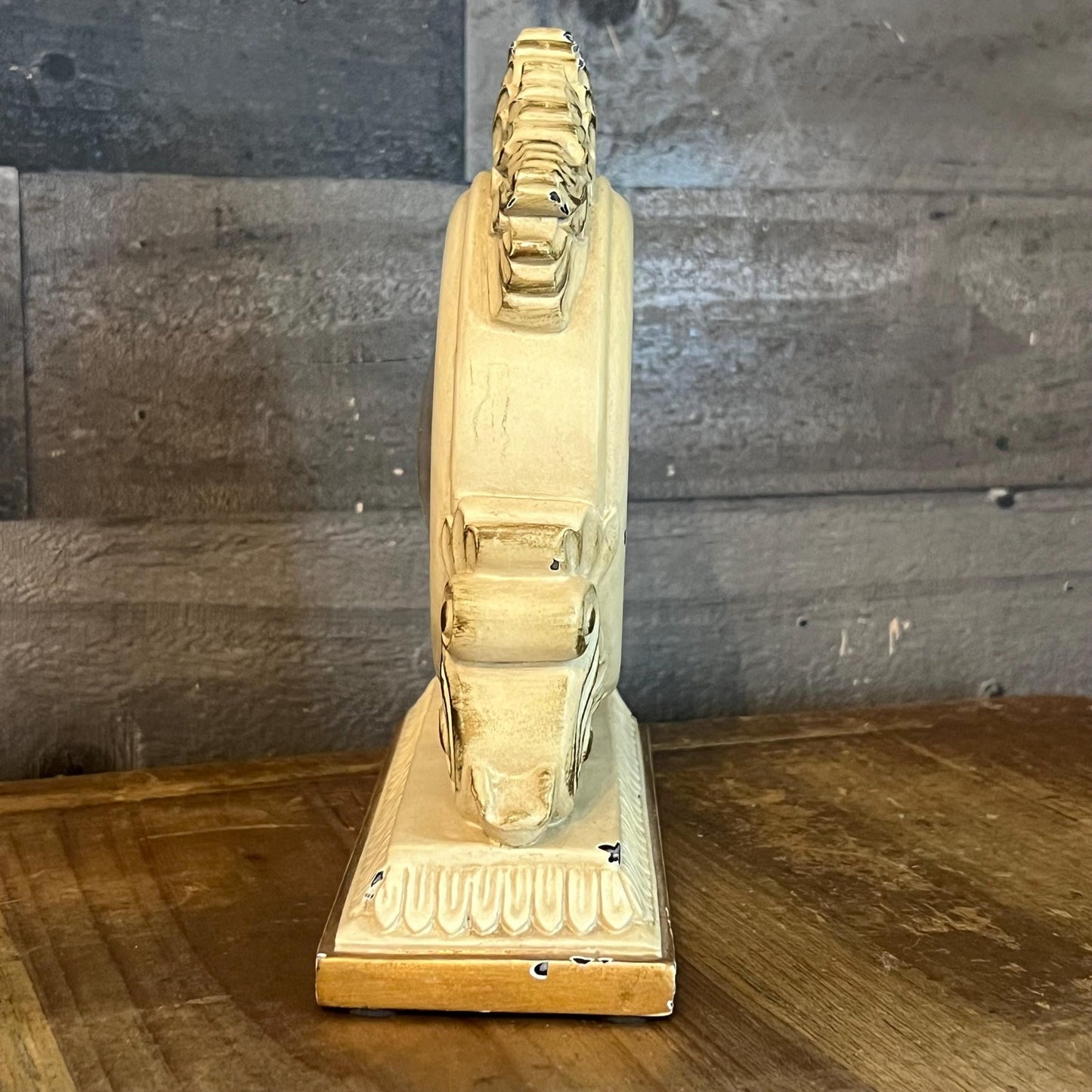 Baroque Cream Color Mantle Clock