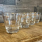 Vintage MCM Homer Laughlin Gold Tone Leaf Design Low Ball Rocks Glasses - Set of 4