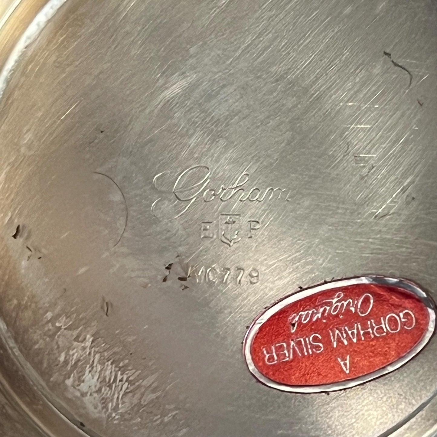 Vintage Gorham Silverplated Round Compote Pedestal Bowl - YC779