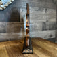 Vintage Small Brown Victorian Baroque Style Mirror on Swivel