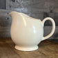 Pfaltzgraff Creamy White Handled Squat Pitcher - Cocktail Pitcher - Gravy Boat - Condiment Server - Sauce Server