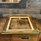 Vintage Gold Tone Ornate Rectangular Wall Hanging Picture Frame