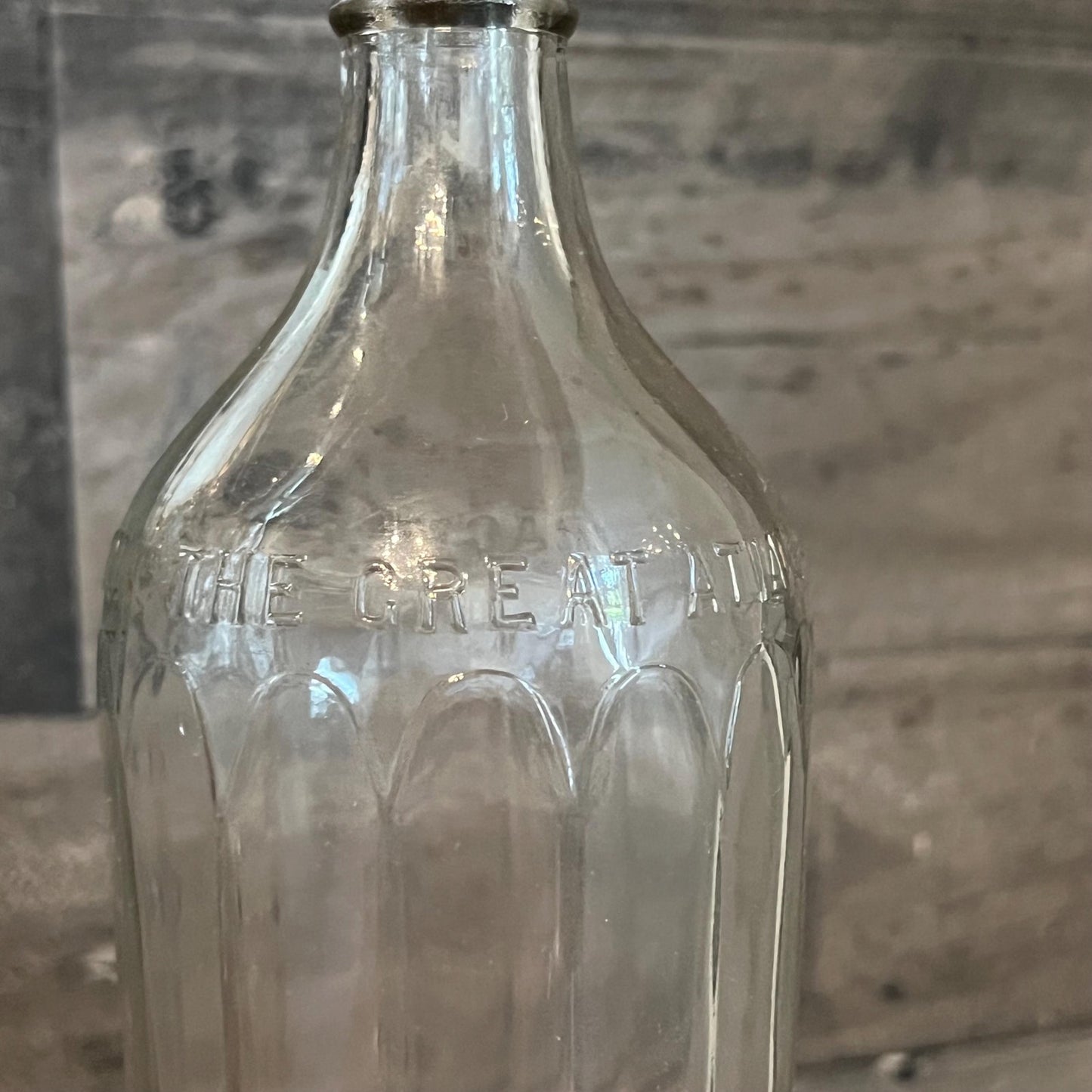 Vintage The Great Atlantic and Pacific Tea Co Clear Glass Bottle