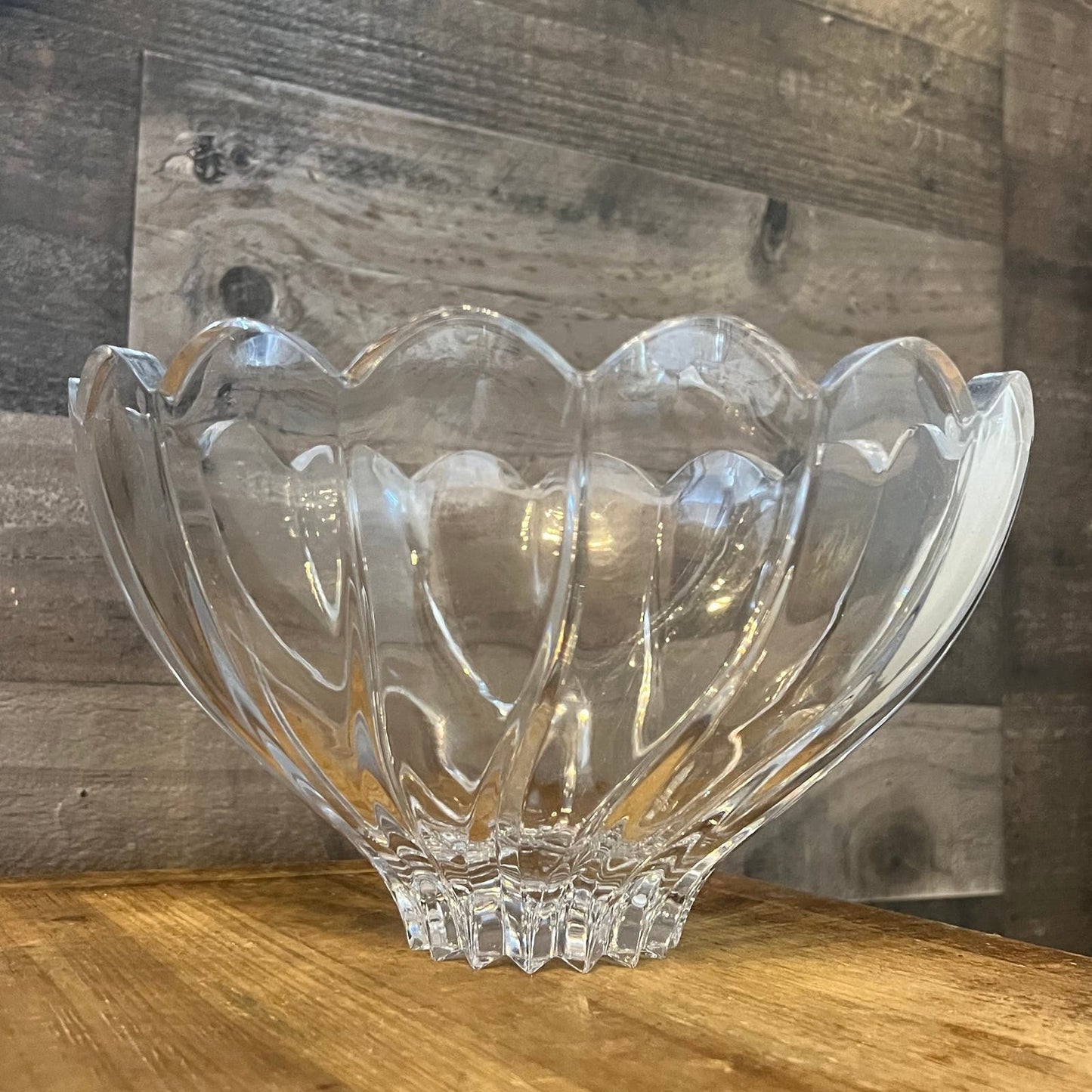 Mikasa Crystal Large Bowl