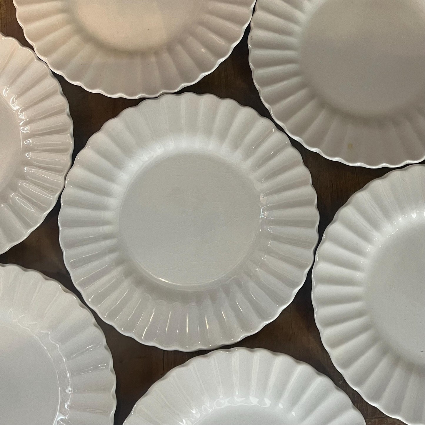 J & G Meakin Classic White Small Plates - Pie Plates - Dessert Plates - Set of 8