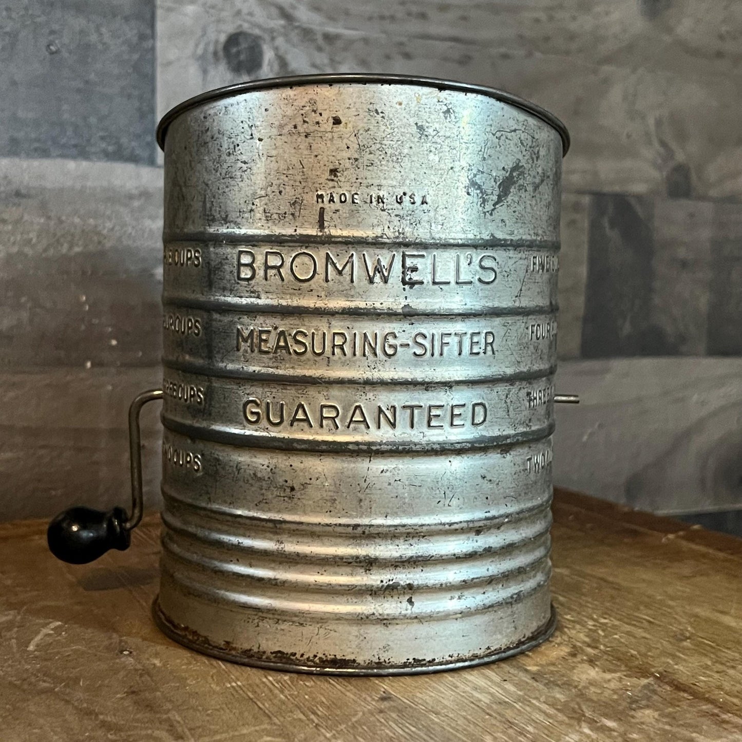 Vintage Bromwell’s Measuring Sifter