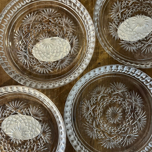 Crystal Clear Set of 4 Coasters