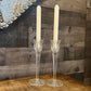 Vintage Gorham Crystal Lady Anne Candlestick Holders - Pair