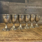 Sterling Silver Pedestal Compote Cordial Glasses - Set of 6