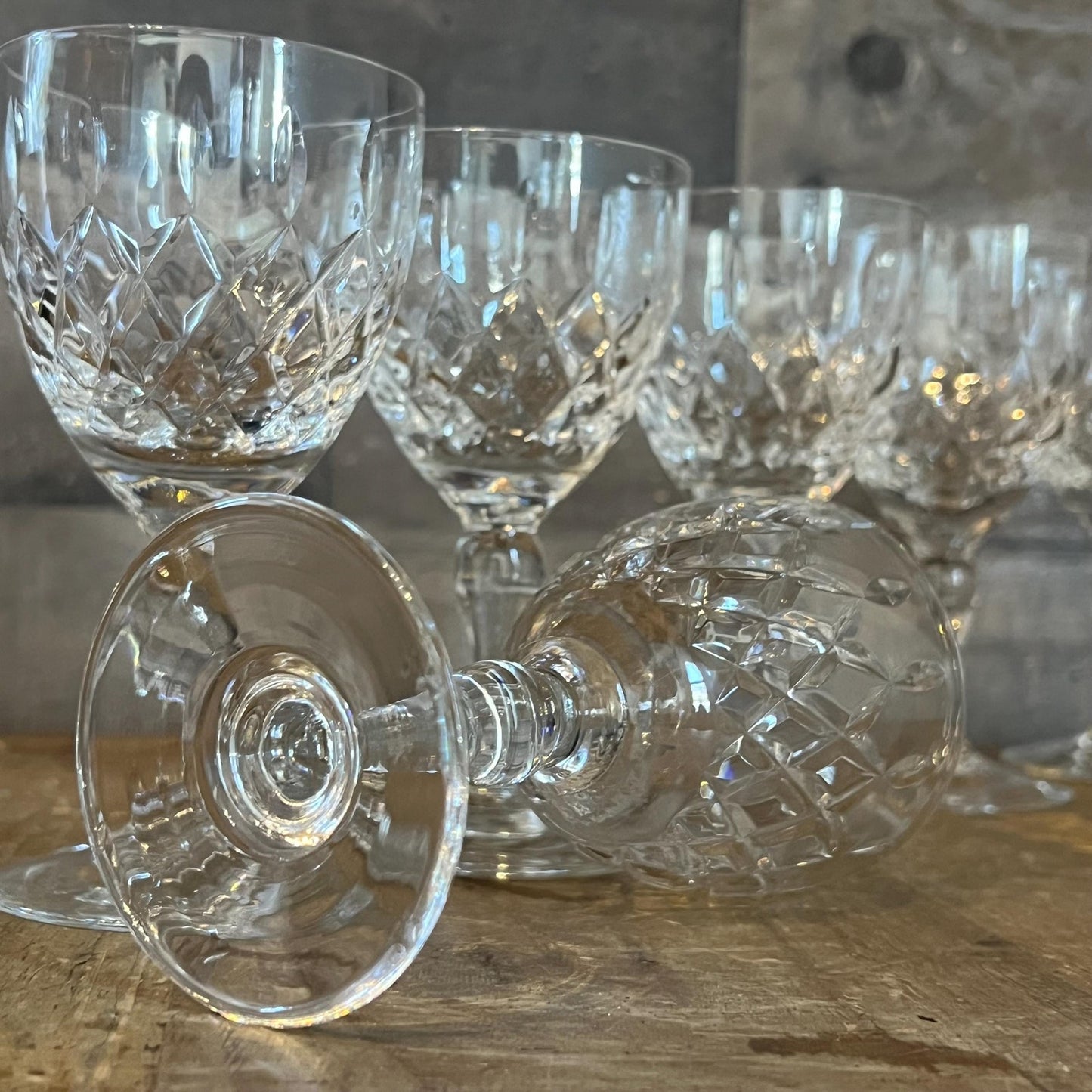 Crystal Wine Glasses - Set of 6