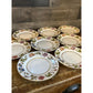 Vintage Royal Worcester Virginia Floral Pattern Bread and Butter Plates - Set of 9