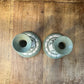 Wedgwood Jasperware Sage Green Candlestick Holders - Pair