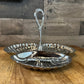 Vintage Irvinware Handled Scallop Rim Shell Tid Bit Tray - Condiment Server - Nut Dish - Candy Dish