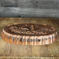 Vintage Copper Oval Scallop Rim Fruit Motif Mold