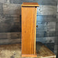 Small Vintage Wooden Wall Hanging Mirrored Back Curio Cabinet - Tabletop Curio - Countertop Curio