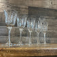 Vintage Lenox Crystal Castle Garden Wine Glasses - Set of 5