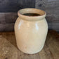 Vintage Beige Stoneware Crock