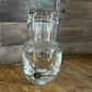 Clear Glass Block Basics Bedside Carafe - Pitcher and Glass