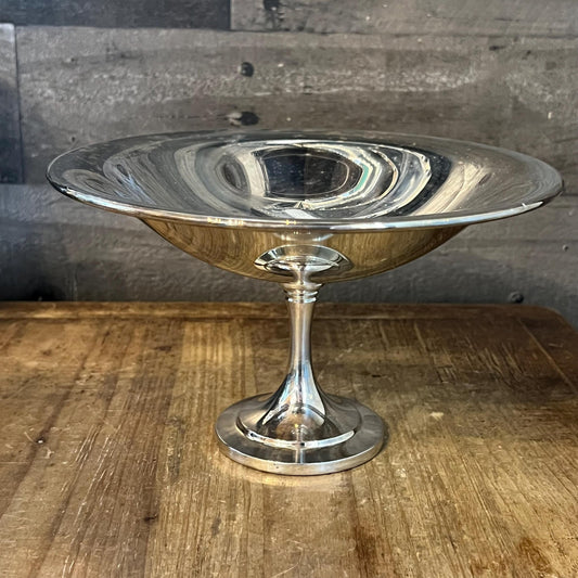 Vintage Oneida Silverplated Compote Pedestal Bowl