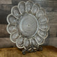Vintage Indiana Glass Hobnail Clear Glass Egg Serving Dish - Deviled Egg Server - Oyster Plate