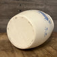 Vintage White and Blue Pottery Cow Butter Churn