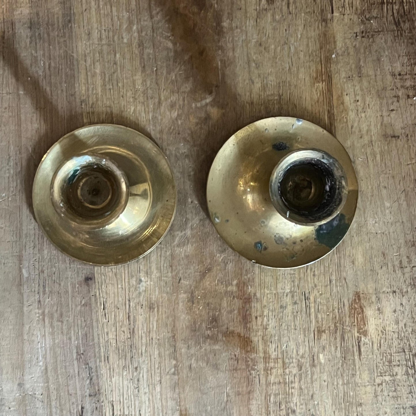 Vintage Himark Brass Candlestick Holders - Pair