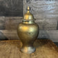 Vintage Brass Lidded Ginger Jar - Urn