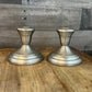 Vintage Pewter FB Rogers Provincetown Pewterlite Candlestick Holders - Pair