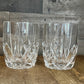 Waterford Crystal Brookside Oversized Double Old Fashioned Glasses - Pair