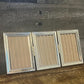 Vintage Tri Fold Petite Brass Picture Frames