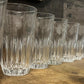 Vintage Princess House Heritage Tall Tumbler Glasses - Set of 10