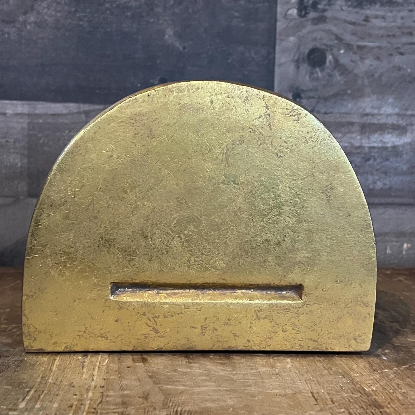 Vintage Gold Tone Wall Shelf